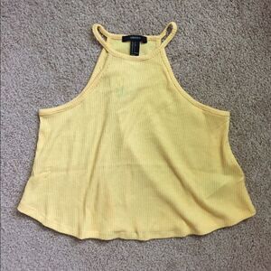 F21 Yellow Tank Top